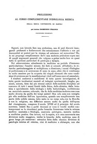 Il morgagni giornale indirizzato al progresso della medicina. Parte 1., Archivio o Memorie originali