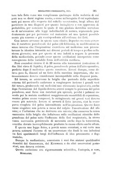 Il morgagni giornale indirizzato al progresso della medicina. Parte 1., Archivio o Memorie originali