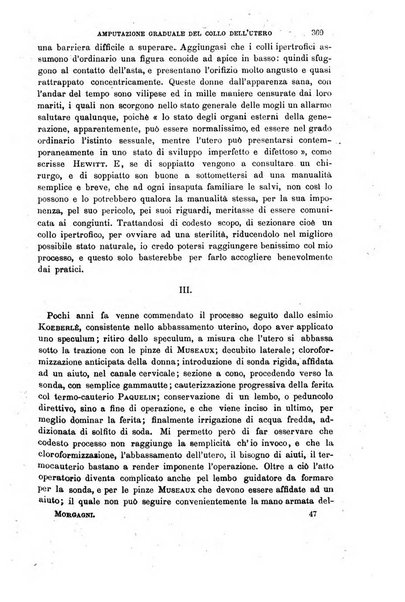 Il morgagni giornale indirizzato al progresso della medicina. Parte 1., Archivio o Memorie originali