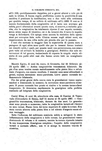 Il morgagni giornale indirizzato al progresso della medicina. Parte 1., Archivio o Memorie originali