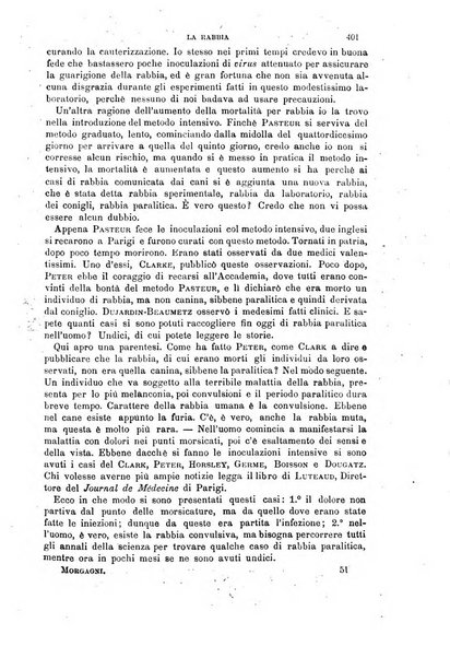 Il morgagni giornale indirizzato al progresso della medicina. Parte 1., Archivio o Memorie originali