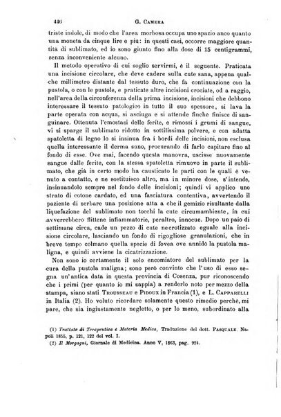 Il morgagni giornale indirizzato al progresso della medicina. Parte 1., Archivio o Memorie originali