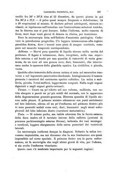 Il morgagni giornale indirizzato al progresso della medicina. Parte 1., Archivio o Memorie originali