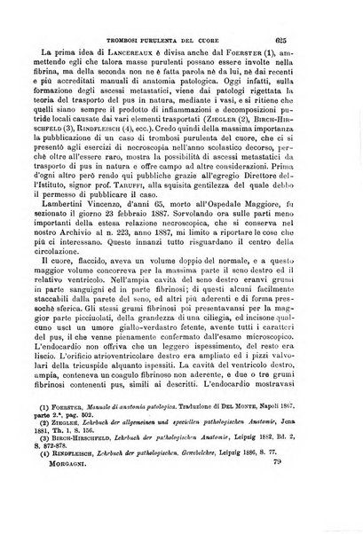 Il morgagni giornale indirizzato al progresso della medicina. Parte 1., Archivio o Memorie originali