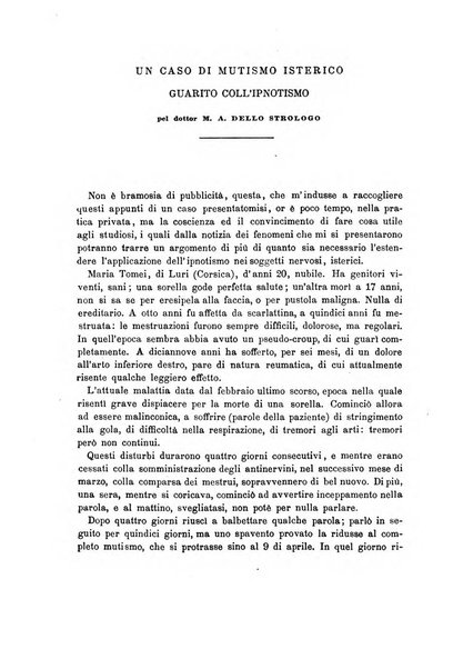 Il morgagni giornale indirizzato al progresso della medicina. Parte 1., Archivio o Memorie originali