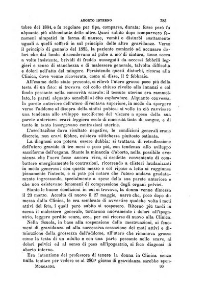 Il morgagni giornale indirizzato al progresso della medicina. Parte 1., Archivio o Memorie originali