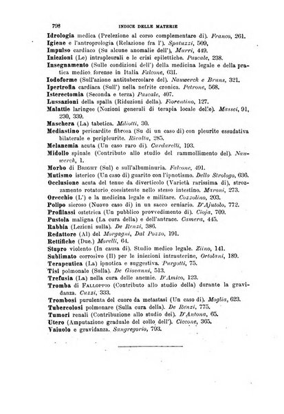 Il morgagni giornale indirizzato al progresso della medicina. Parte 1., Archivio o Memorie originali