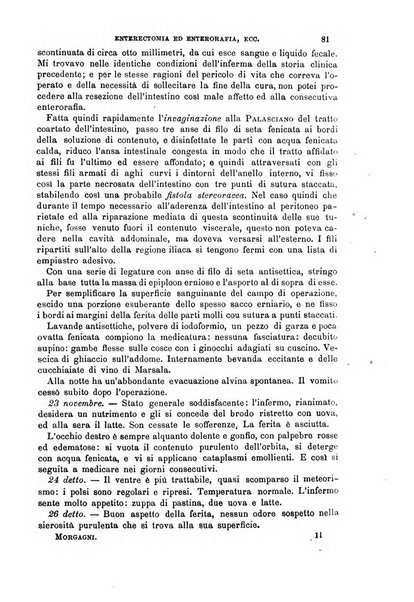 Il morgagni giornale indirizzato al progresso della medicina. Parte 1., Archivio o Memorie originali