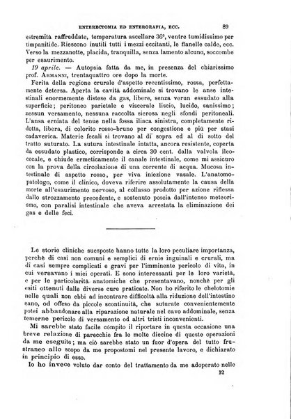 Il morgagni giornale indirizzato al progresso della medicina. Parte 1., Archivio o Memorie originali