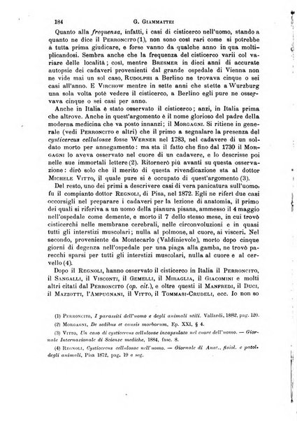 Il morgagni giornale indirizzato al progresso della medicina. Parte 1., Archivio o Memorie originali