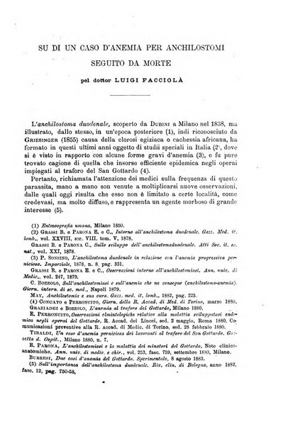 Il morgagni giornale indirizzato al progresso della medicina. Parte 1., Archivio o Memorie originali