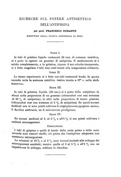 Il morgagni giornale indirizzato al progresso della medicina. Parte 1., Archivio o Memorie originali