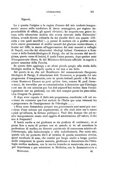 Il morgagni giornale indirizzato al progresso della medicina. Parte 1., Archivio o Memorie originali