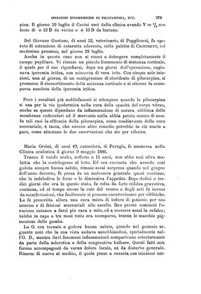 Il morgagni giornale indirizzato al progresso della medicina. Parte 1., Archivio o Memorie originali