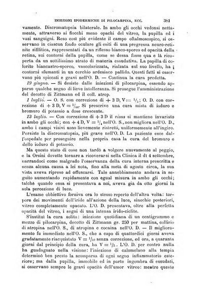 Il morgagni giornale indirizzato al progresso della medicina. Parte 1., Archivio o Memorie originali