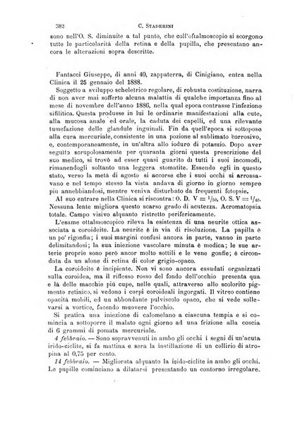 Il morgagni giornale indirizzato al progresso della medicina. Parte 1., Archivio o Memorie originali