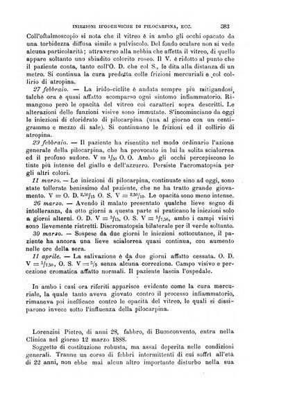 Il morgagni giornale indirizzato al progresso della medicina. Parte 1., Archivio o Memorie originali