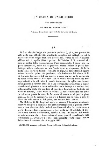 Il morgagni giornale indirizzato al progresso della medicina. Parte 1., Archivio o Memorie originali