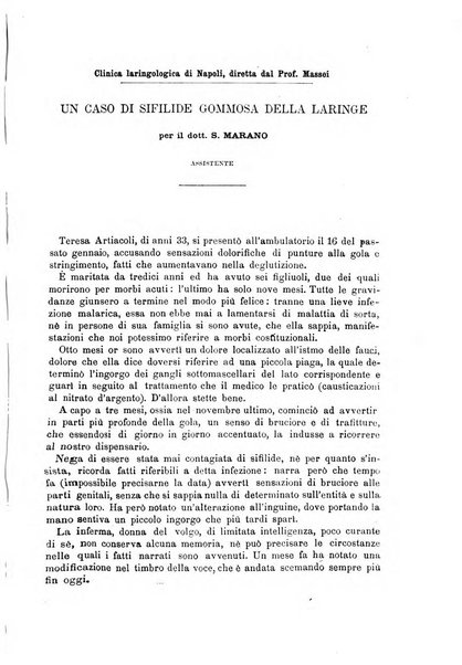 Il morgagni giornale indirizzato al progresso della medicina. Parte 1., Archivio o Memorie originali