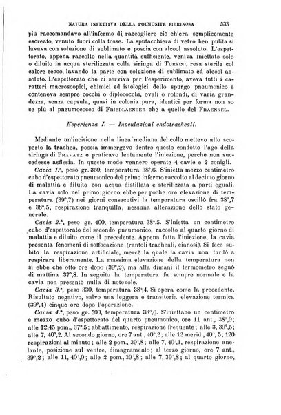 Il morgagni giornale indirizzato al progresso della medicina. Parte 1., Archivio o Memorie originali