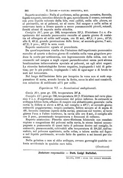 Il morgagni giornale indirizzato al progresso della medicina. Parte 1., Archivio o Memorie originali