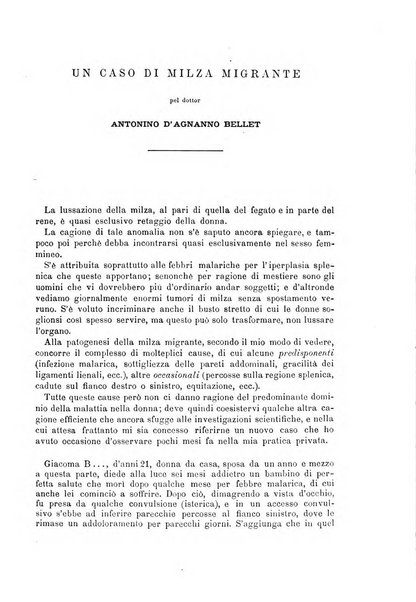 Il morgagni giornale indirizzato al progresso della medicina. Parte 1., Archivio o Memorie originali