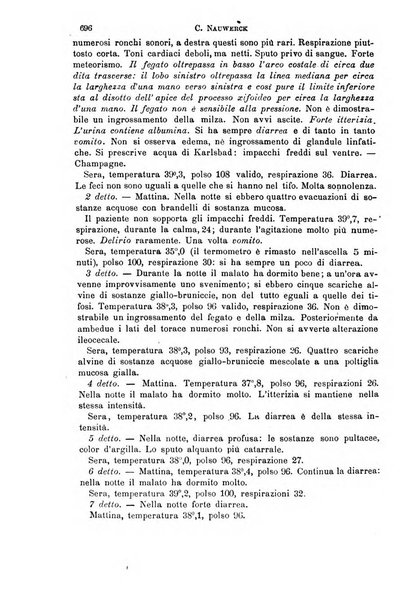 Il morgagni giornale indirizzato al progresso della medicina. Parte 1., Archivio o Memorie originali