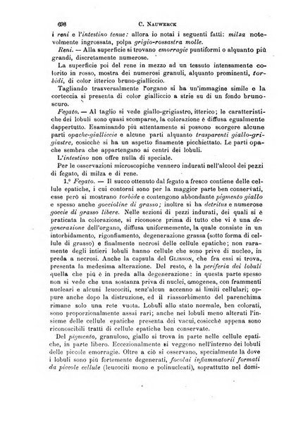 Il morgagni giornale indirizzato al progresso della medicina. Parte 1., Archivio o Memorie originali