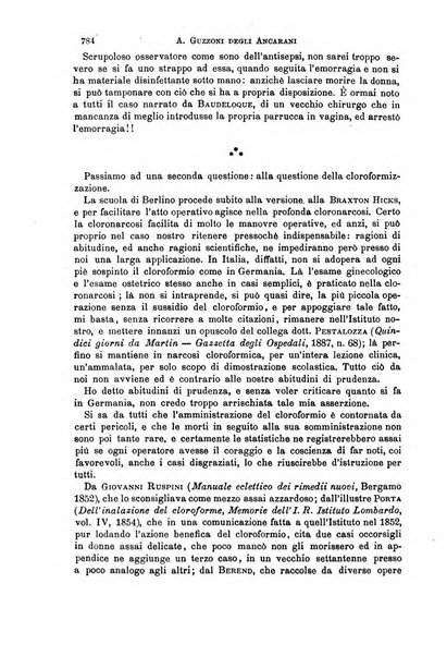 Il morgagni giornale indirizzato al progresso della medicina. Parte 1., Archivio o Memorie originali