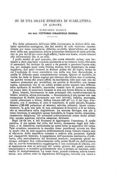 Il morgagni giornale indirizzato al progresso della medicina. Parte 1., Archivio o Memorie originali