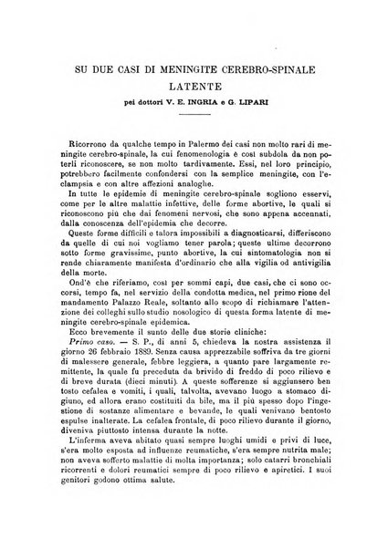 Il morgagni giornale indirizzato al progresso della medicina. Parte 1., Archivio o Memorie originali