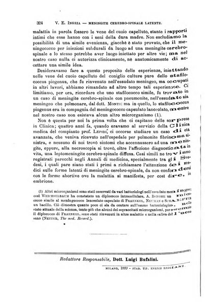 Il morgagni giornale indirizzato al progresso della medicina. Parte 1., Archivio o Memorie originali