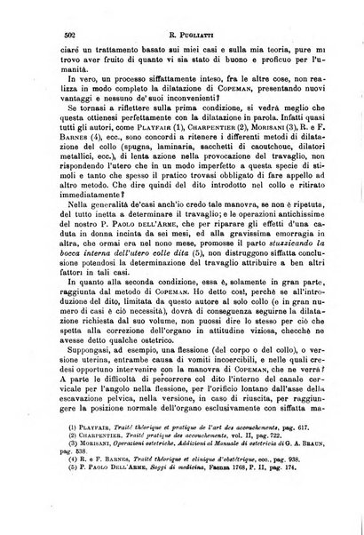 Il morgagni giornale indirizzato al progresso della medicina. Parte 1., Archivio o Memorie originali