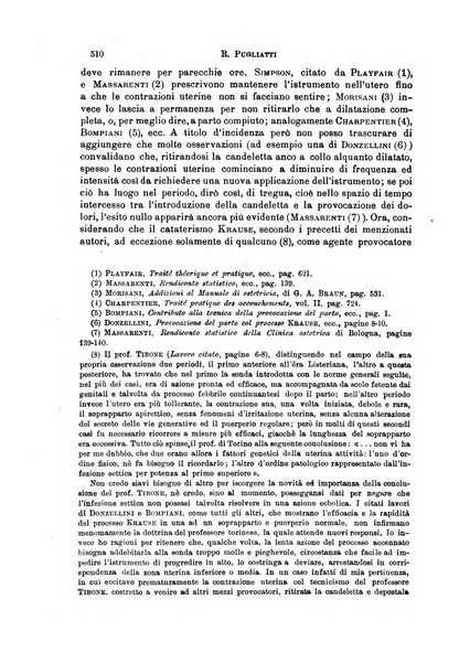 Il morgagni giornale indirizzato al progresso della medicina. Parte 1., Archivio o Memorie originali