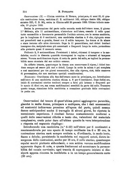 Il morgagni giornale indirizzato al progresso della medicina. Parte 1., Archivio o Memorie originali