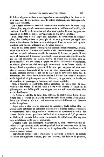 Il morgagni giornale indirizzato al progresso della medicina. Parte 1., Archivio o Memorie originali