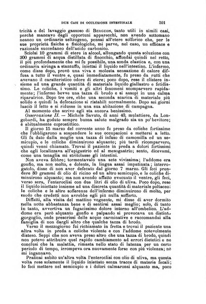 Il morgagni giornale indirizzato al progresso della medicina. Parte 1., Archivio o Memorie originali