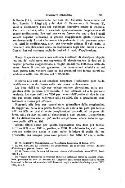 Il morgagni giornale indirizzato al progresso della medicina. Parte 1., Archivio o Memorie originali