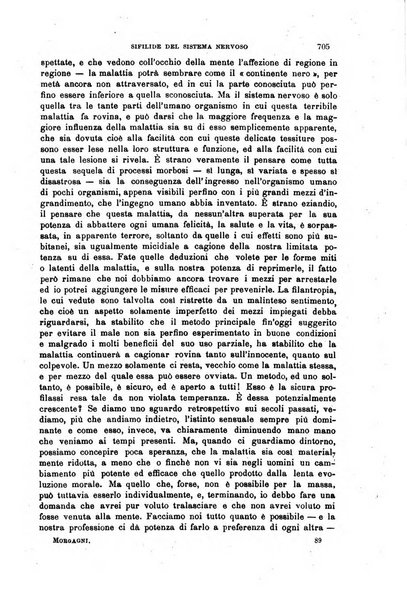 Il morgagni giornale indirizzato al progresso della medicina. Parte 1., Archivio o Memorie originali