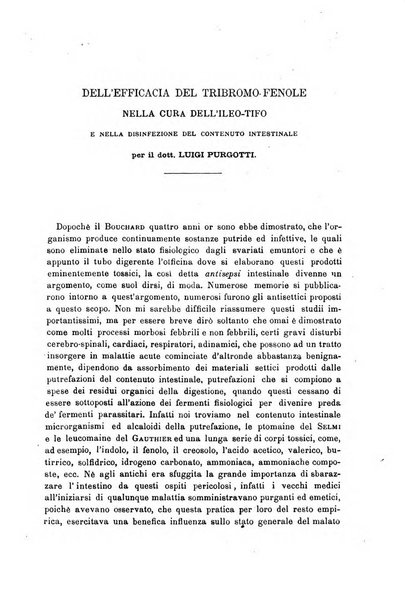 Il morgagni giornale indirizzato al progresso della medicina. Parte 1., Archivio o Memorie originali