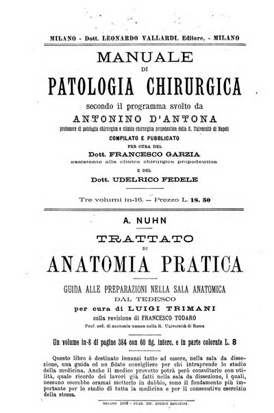 Il morgagni giornale indirizzato al progresso della medicina. Parte 1., Archivio o Memorie originali