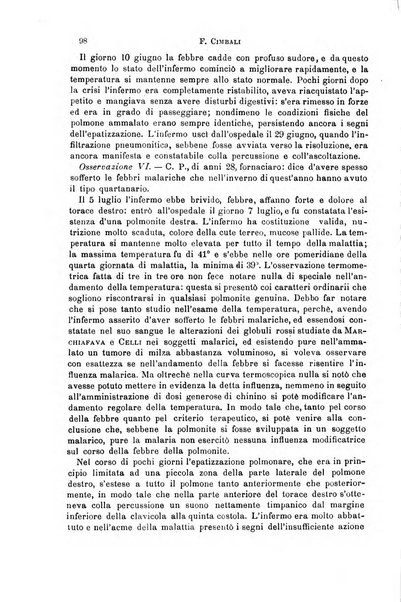 Il morgagni giornale indirizzato al progresso della medicina. Parte 1., Archivio o Memorie originali