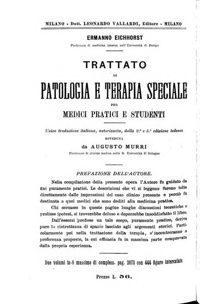 Il morgagni giornale indirizzato al progresso della medicina. Parte 1., Archivio o Memorie originali