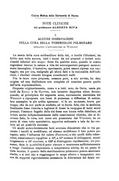 Il morgagni giornale indirizzato al progresso della medicina. Parte 1., Archivio o Memorie originali