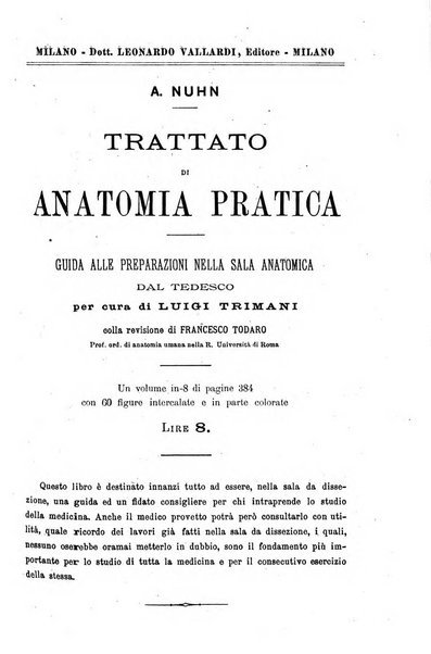 Il morgagni giornale indirizzato al progresso della medicina. Parte 1., Archivio o Memorie originali