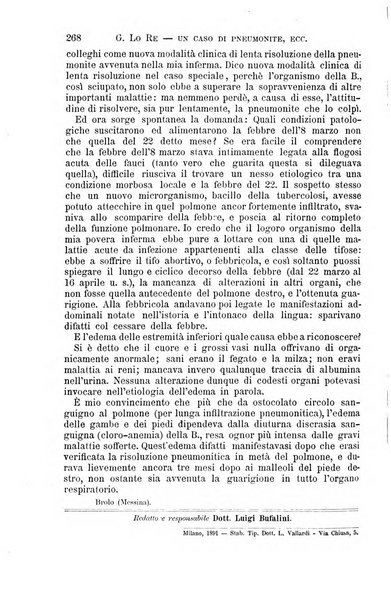 Il morgagni giornale indirizzato al progresso della medicina. Parte 1., Archivio o Memorie originali