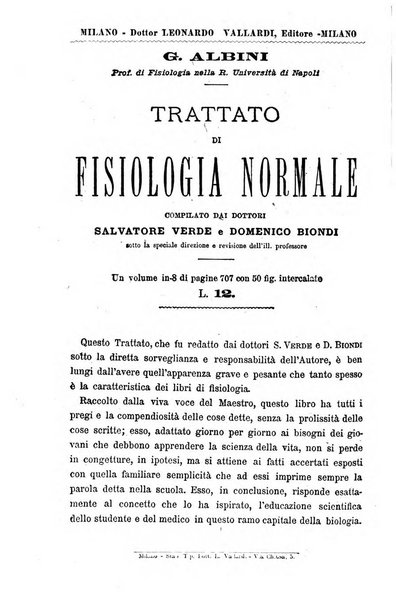 Il morgagni giornale indirizzato al progresso della medicina. Parte 1., Archivio o Memorie originali