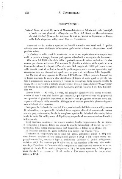 Il morgagni giornale indirizzato al progresso della medicina. Parte 1., Archivio o Memorie originali