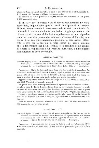 Il morgagni giornale indirizzato al progresso della medicina. Parte 1., Archivio o Memorie originali