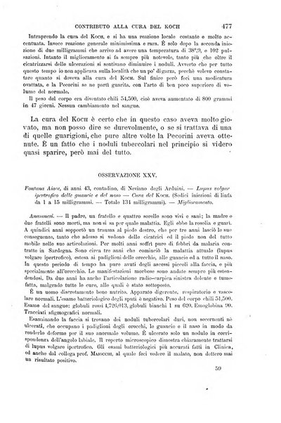 Il morgagni giornale indirizzato al progresso della medicina. Parte 1., Archivio o Memorie originali